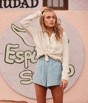 HARPER SHORT SUN BLEACH