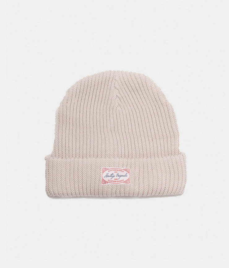 BASIC BEANIE NATURAL WHITE