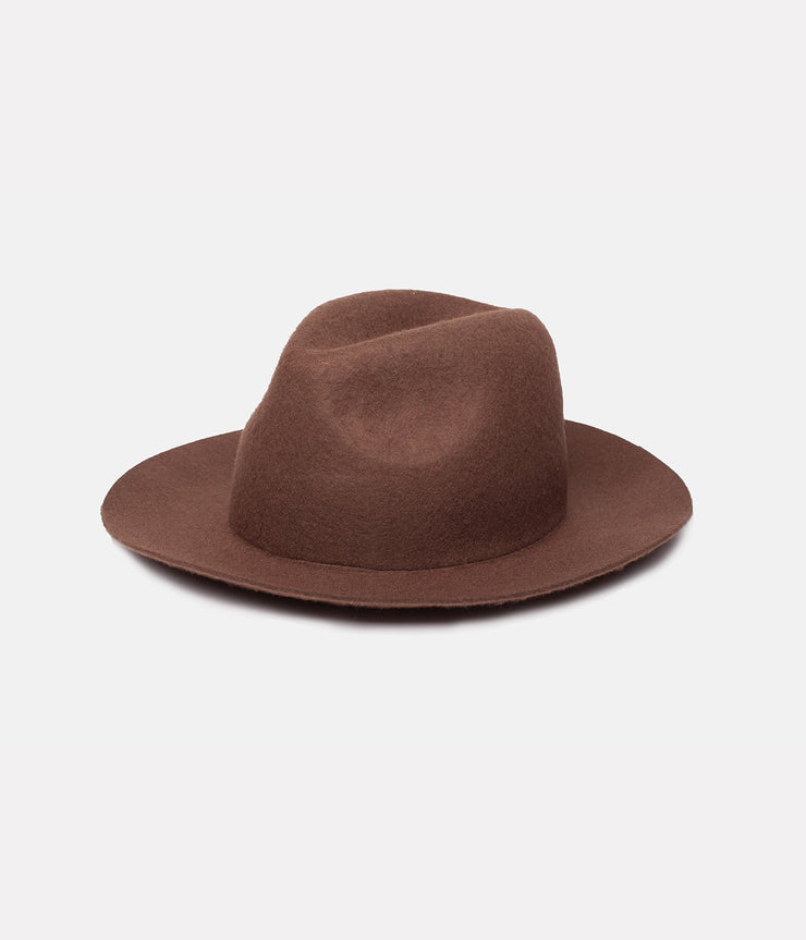 FIELDS FEDORA HAT BROWN