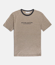 STUDIO STRIPE T-SHIRT CLAY