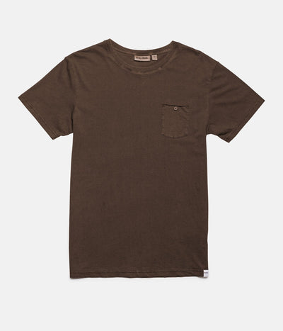EVERYDAY WASH T-SHIRT VINTAGE BROWN