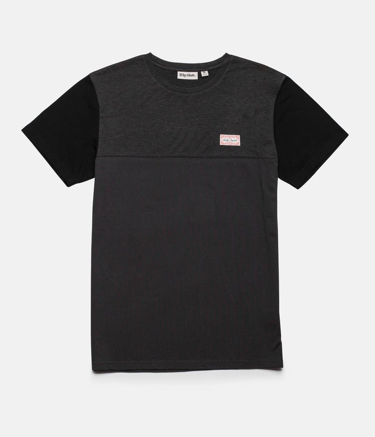 COMMUNE T-SHIRT CHARCOAL / BLACK