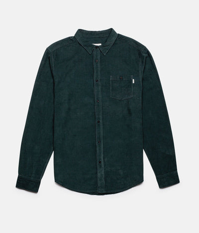 CORDUROY LS SHIRT PETROL