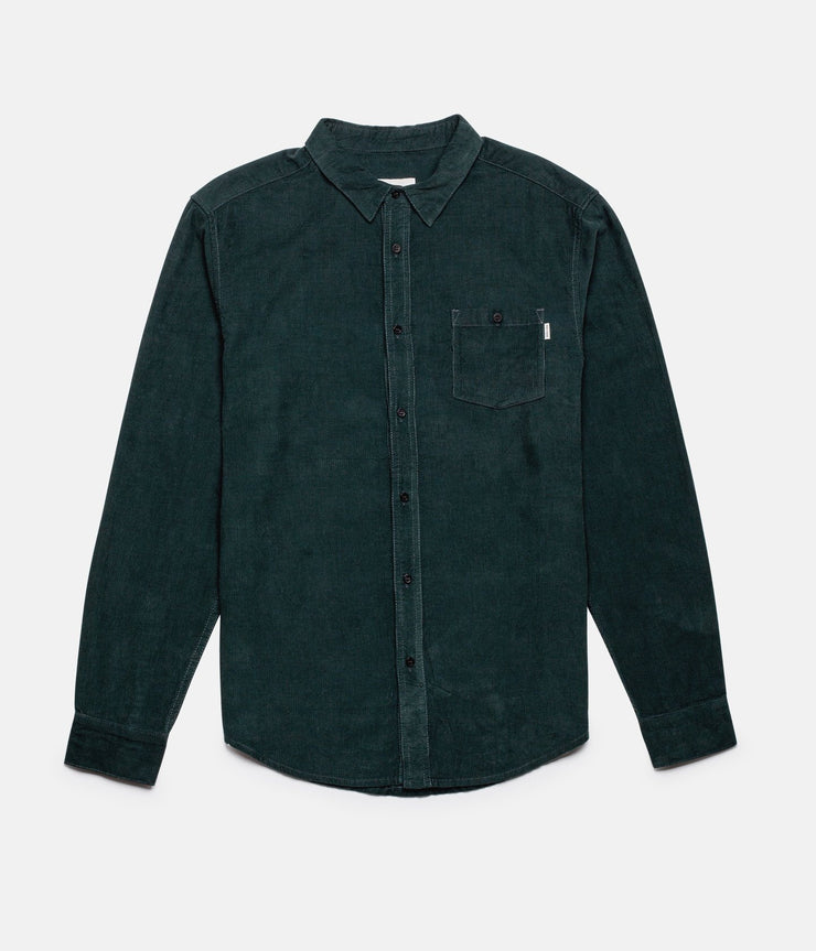 CORDUROY LS SHIRT PETROL