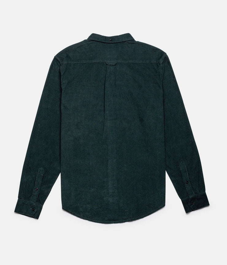 CORDUROY LS SHIRT PETROL