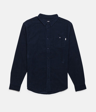 CORDUROY LS SHIRT DARK NAVY