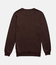 WASHED OUT PULLOVER VINTAGE BROWN