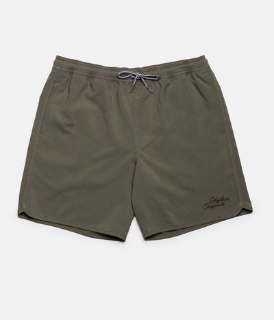 BLACK LABEL BEACH SHORT VINTAGE OLIVE