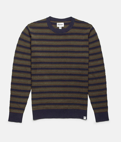 RUGBY STRIPE KNIT VINTAGE NAVY