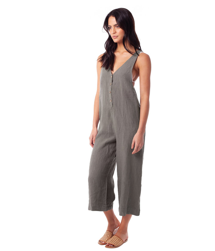 AMALFI JUMPSUIT OLIVE
