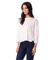 SUNSHINE LONG SLEEVE TEE WHITE