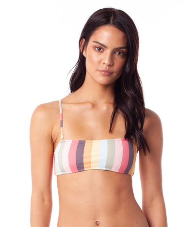 SAHARA BANDEAU TOP RAINBOW