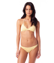 SIENNA REVERSIBLE TRILETTE TOP LEMON