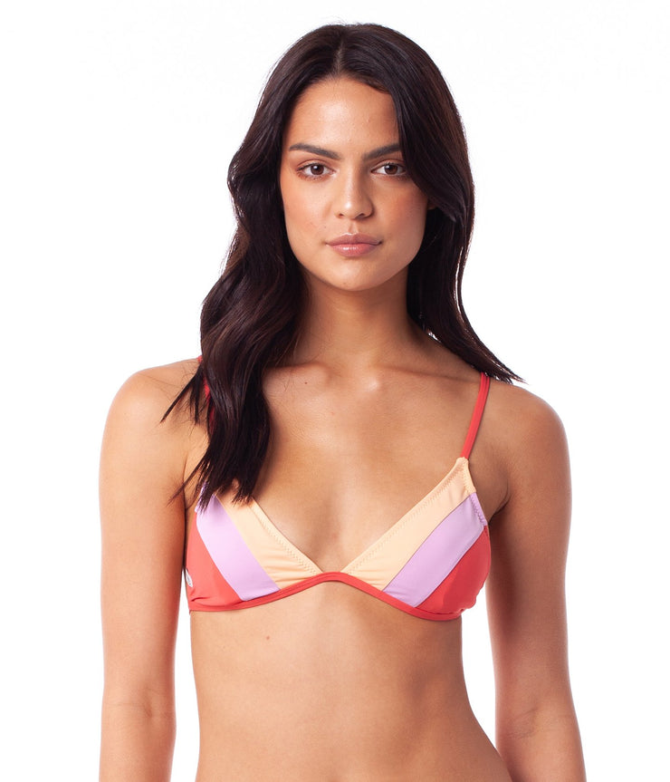 NORTH SHORE BRALETTE TOP NECTARINE