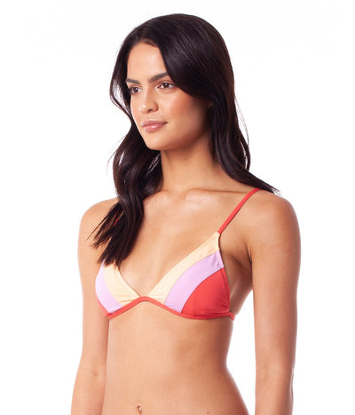 NORTH SHORE BRALETTE TOP NECTARINE