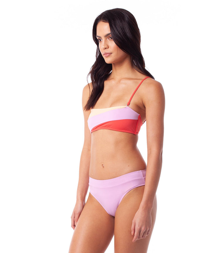 NORTH SHORE BANDEAU TOP NECTARINE