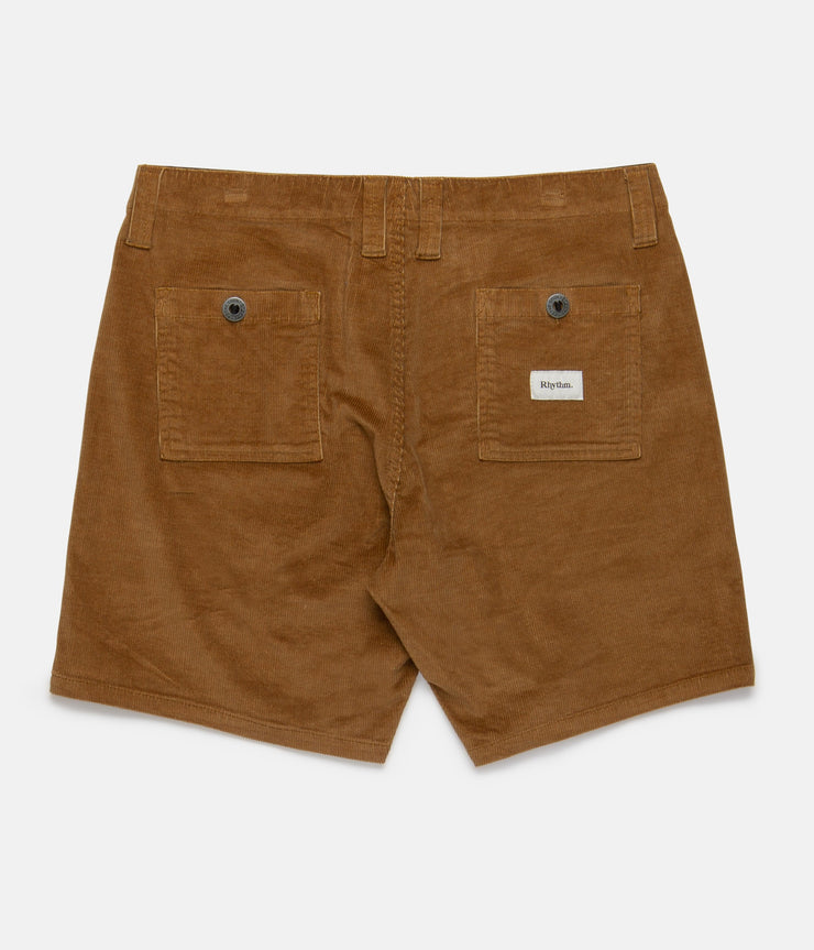 CORDUROY BUNKER WALKSHORT TOBACCO