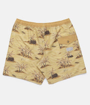 HONOLULU BEACH SHORT SUNSET YELLOW