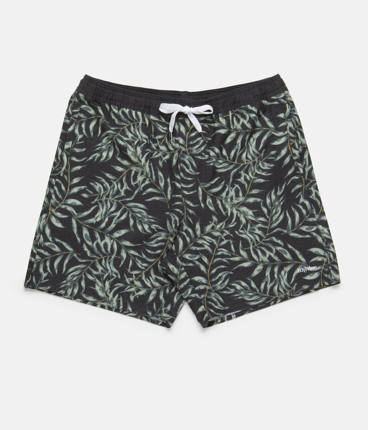 BOTANICAL BEACH SHORT VINTAGE BLACK