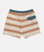 COASTAL STRIPE BEACH SHORT CLAY