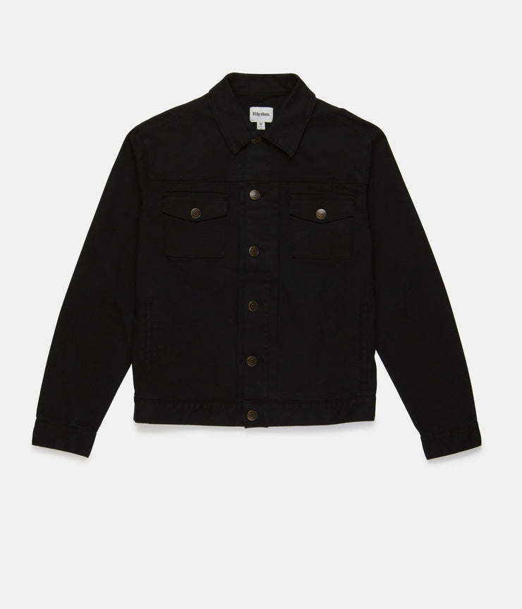 TRUCKER JACKET VINTAGE BLACK