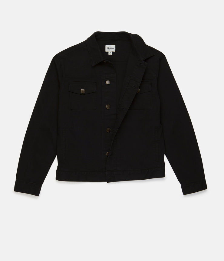 TRUCKER JACKET VINTAGE BLACK