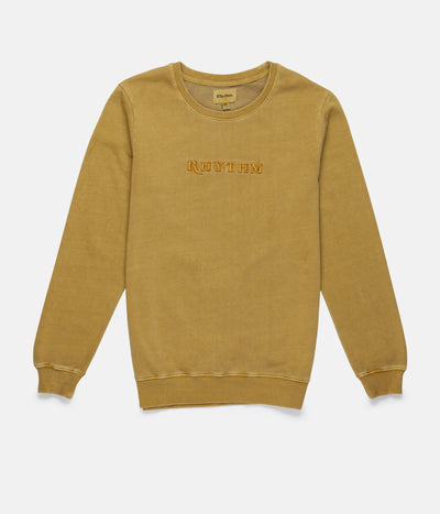 WASHED OUT PULLOVER FADED SEAWEED