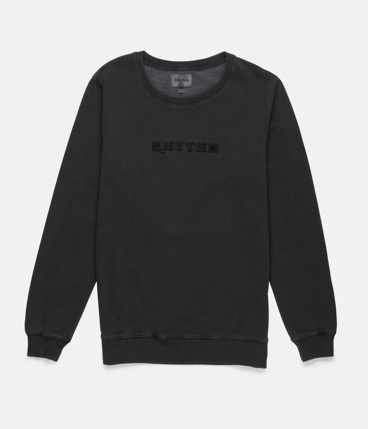 WASHED OUT PULLOVER WASHED CHARCOAL