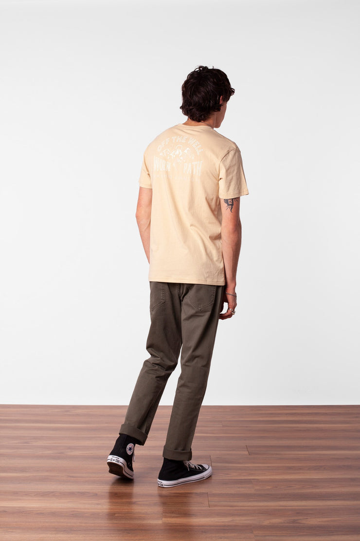 STUDIO STRIPE T-SHIRT FADED YELLOW