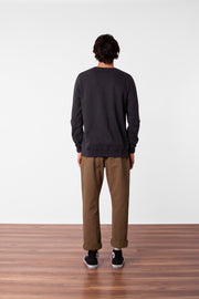 WASHED OUT PULLOVER WASHED CHARCOAL