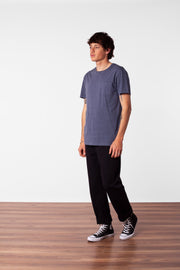 EVERYDAY WASH T-SHIRT WASHED BLUE