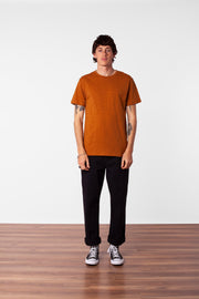 BASIC SLUB T-SHIRT ALMOND