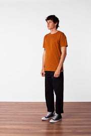 BASIC SLUB T-SHIRT ALMOND