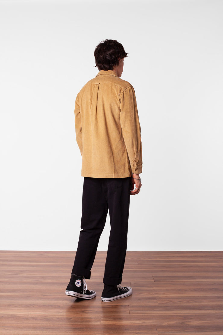 CORDUROY LS SHIRT MARIGOLD