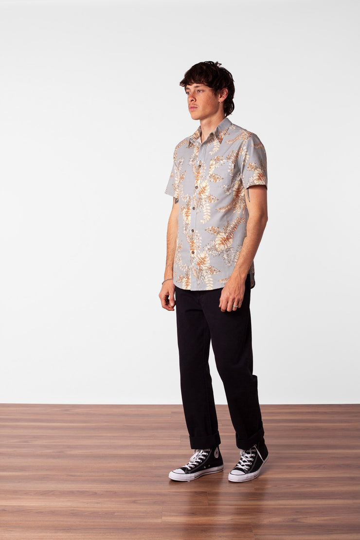 BERMUDA SS SHIRT FADED BLUE