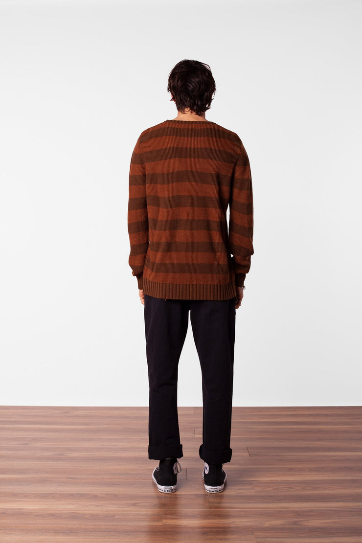 FISHERMAN KNIT MOCHA