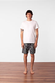 BOTANICAL BEACH SHORT VINTAGE BLACK