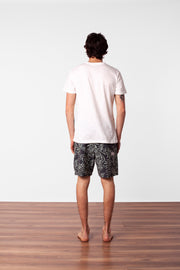 BOTANICAL BEACH SHORT VINTAGE BLACK