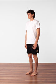 BLACK LABEL BEACH SHORT BLACK