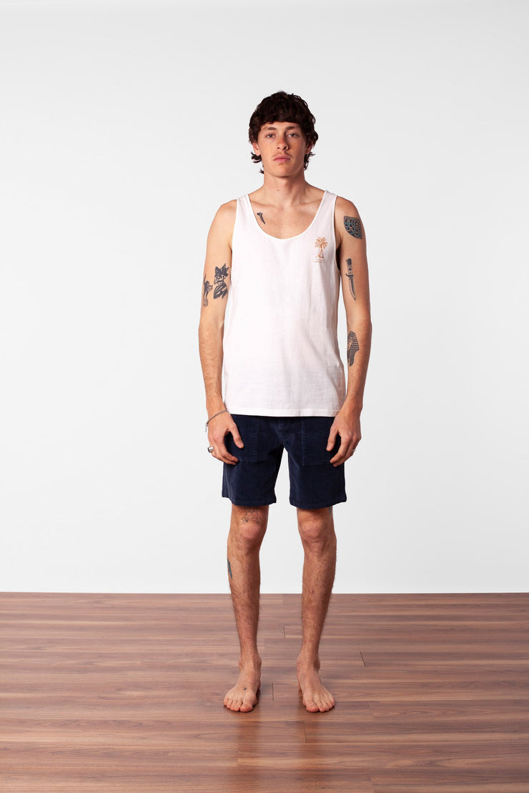 CORDUROY BUNKER WALKSHORT NAVY