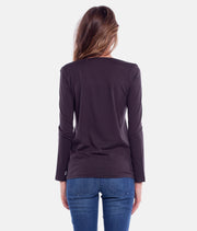 AZTEC L/S TEE ROCK BLACK