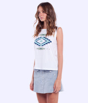 AZTEC TANK WHITE