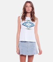 AZTEC TANK WHITE