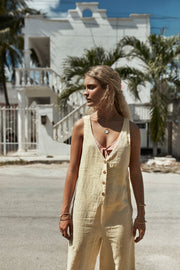 AMALFI JUMPSUIT LEMON