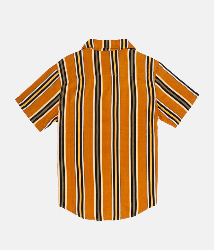 BOYS AZORES SS SHIRT TOBACCO