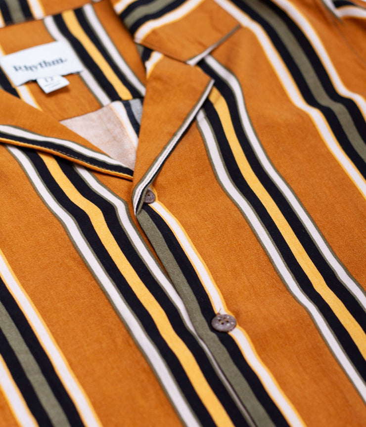 BOYS AZORES SS SHIRT TOBACCO