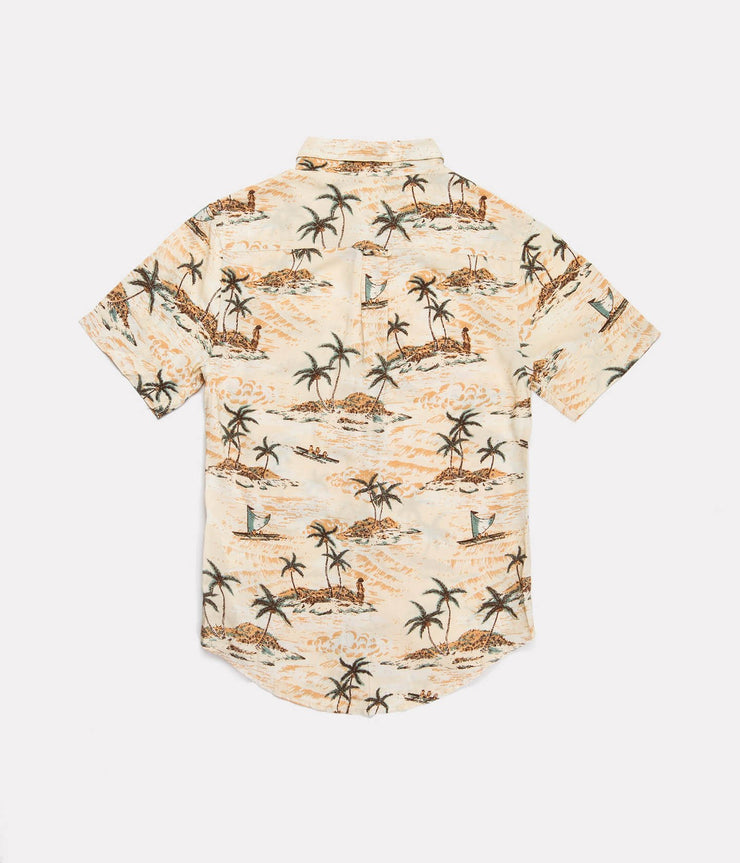 BOYS WIAMEA SS SHIRT MACADAMIA