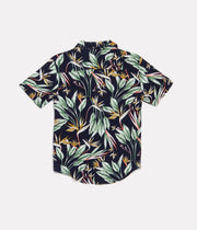 BOYS CLASSIC FLORAL SS SHIRT NAVY