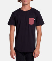 BASIC T-SHIRT BLACK / RED