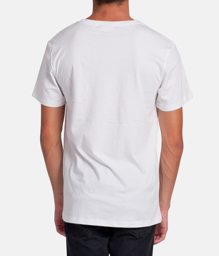 BASIC T-SHIRT WHITE / NAVY